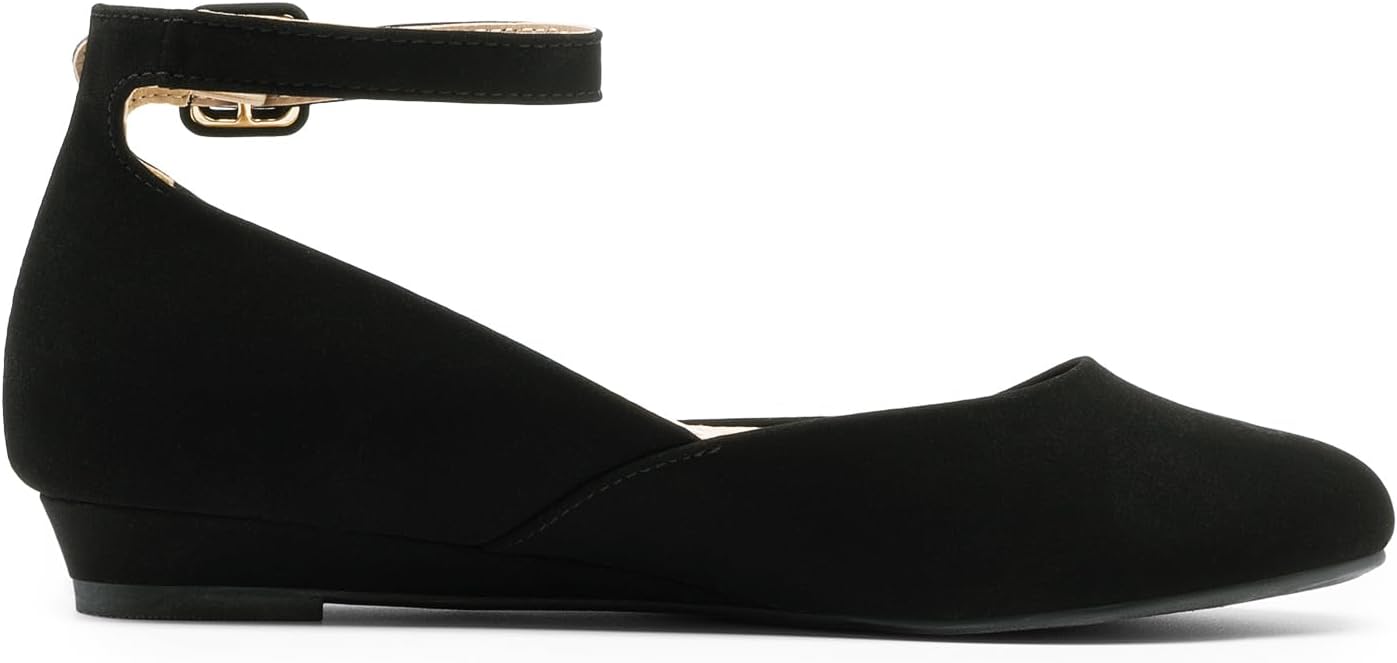 Thumbnail 2 de DREAM PAIRS Women's Dress Flats Low Wedge 1 Heel