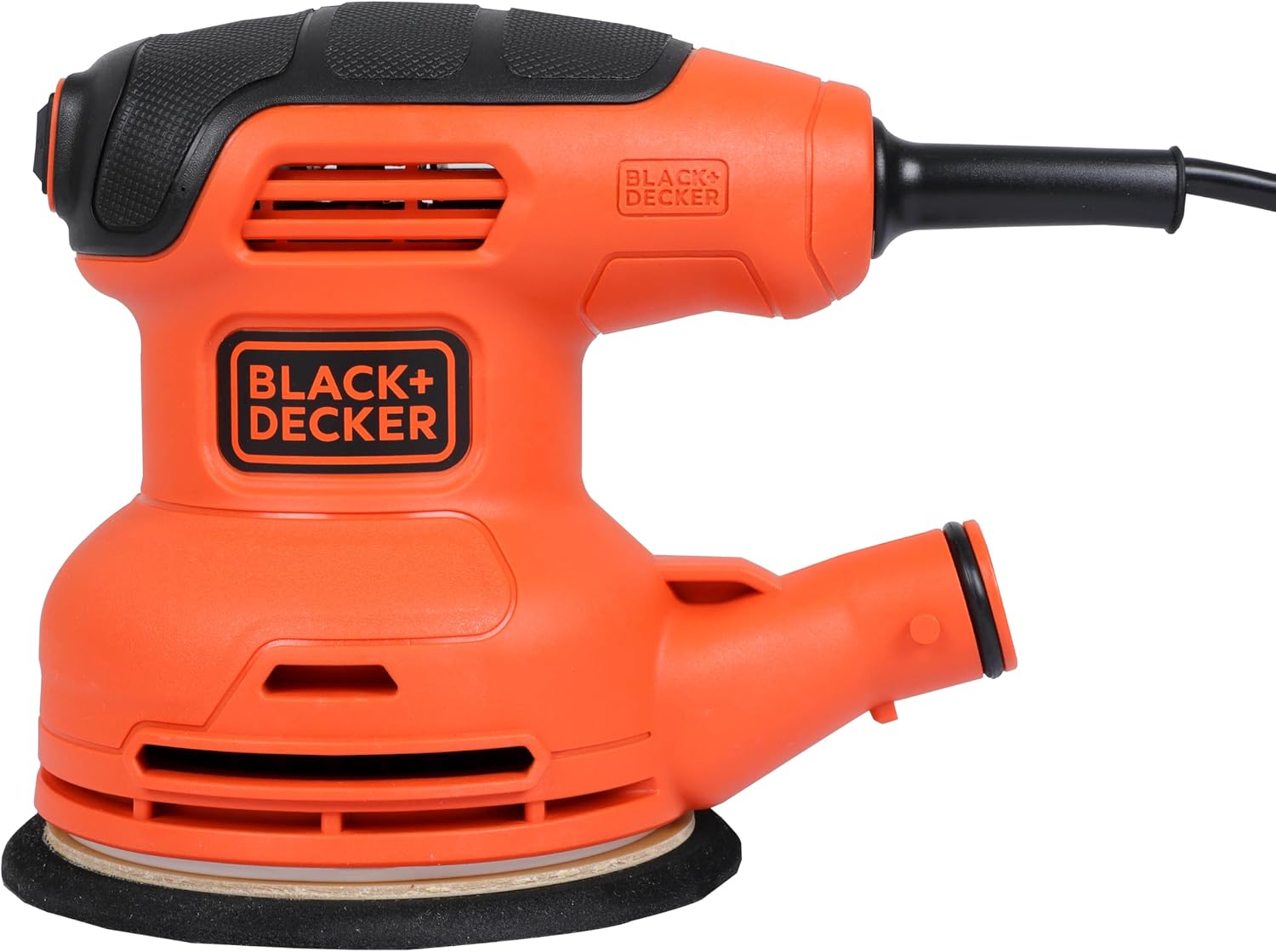 BLACK+DECKER BEW210-QS: Levigatrice roto orbitale 230W per finiture precise su legno, metallo e vernice