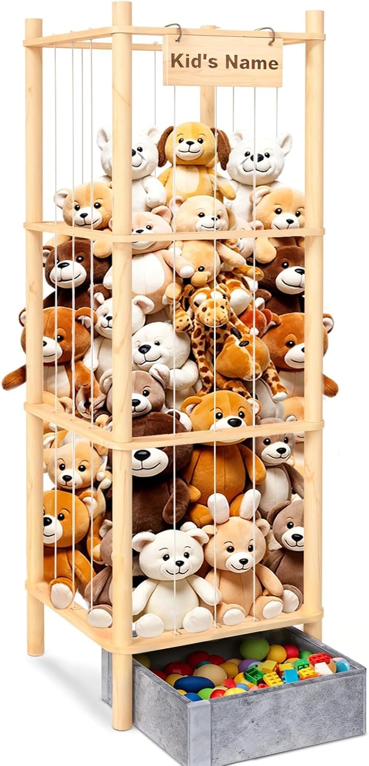 WORLDMX Stuffed Animal Storage 57in