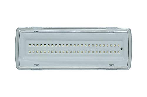 Detalle de TEMPO DI SALDI Lampada di Emergenza con 50 Led – Incasso + Batteria, Luce Bianca 4 W