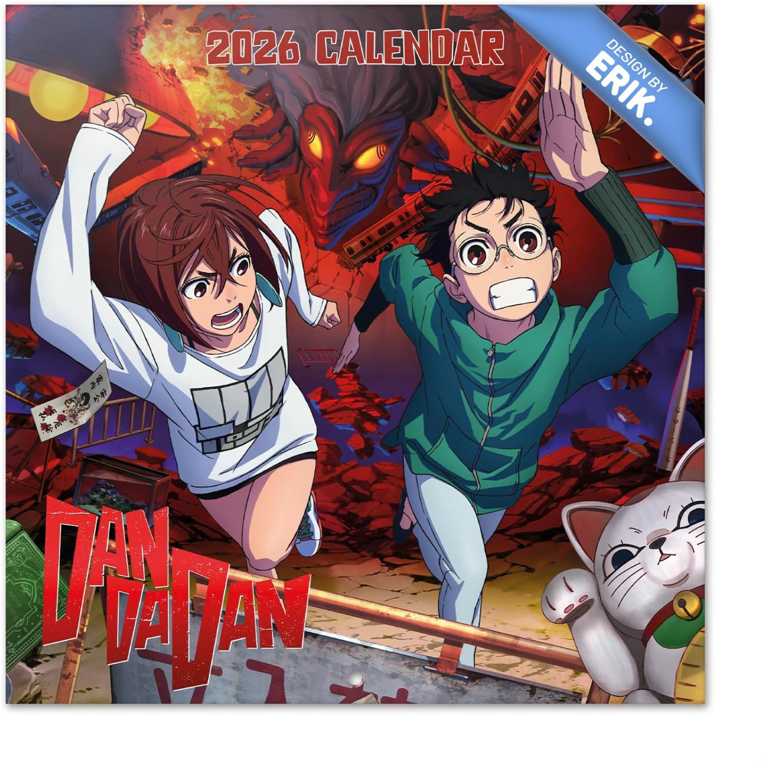 Thumbnail 6 de Grupo Erik Jujutsu Kaisen Wall Calendar 2026 30cm