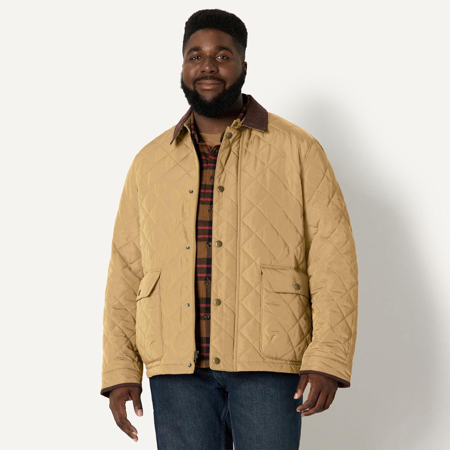 Thumbnail 5 de Amazon Essentials Quilted Midweight Jacket 74.9 cm