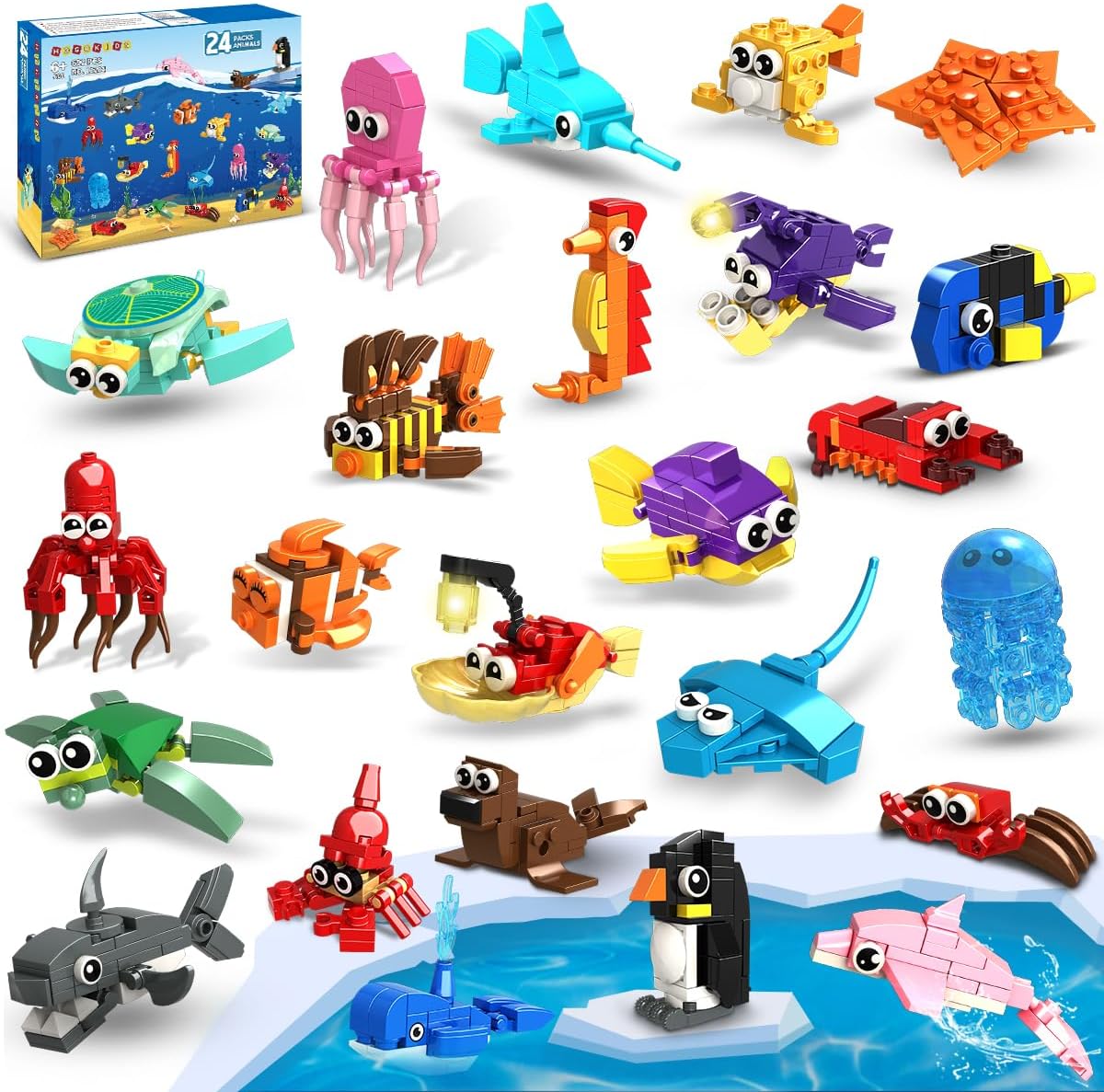 Detalle de HOGOKIDS 24 Pack Building Set — 629 PCS blocks
