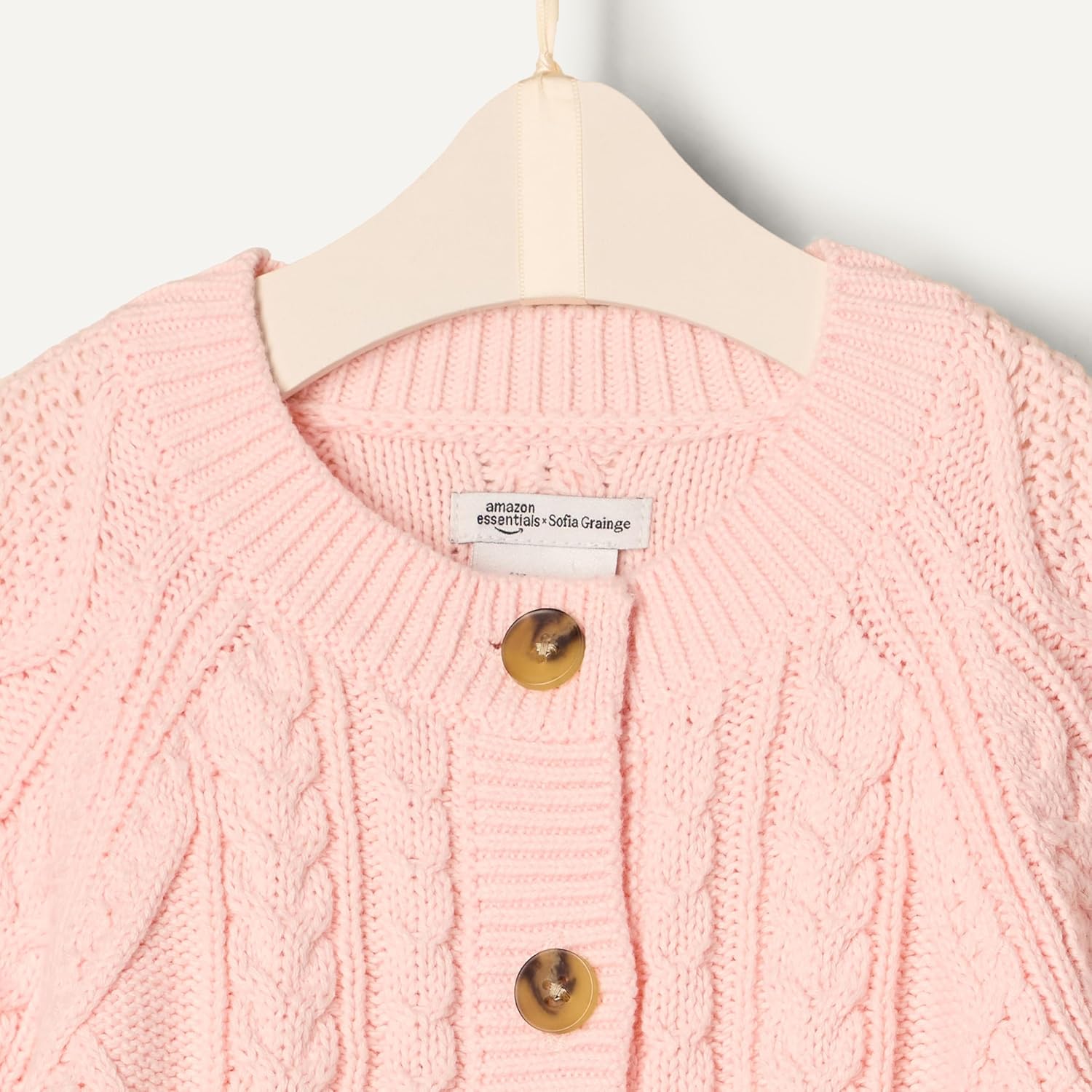 Thumbnail 4 de Amazon Essentials x Sofia Grainge Unisex Toddlers and Babies' Fisherman Cardigan Sweater