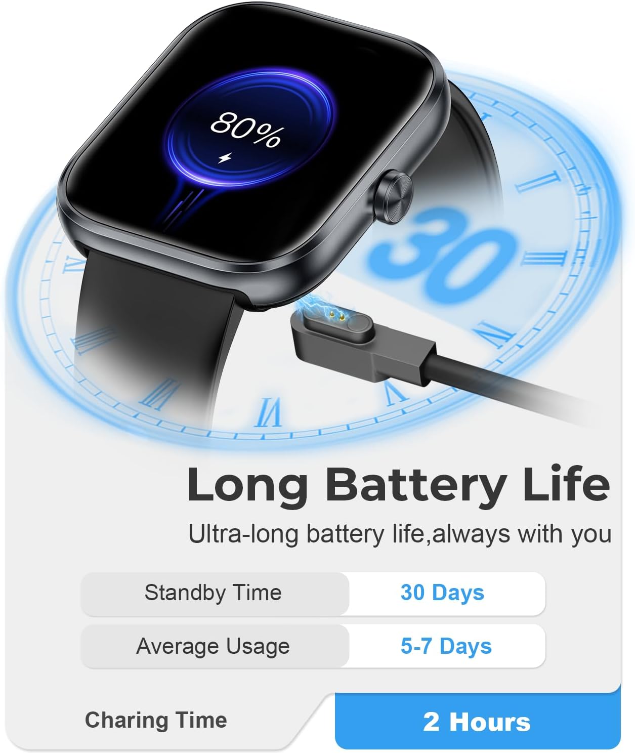 Thumbnail 5 de MFVLP Smart Watch for Men & Women with Answer/Make Calls, 1.83" HD Fitness Tracker