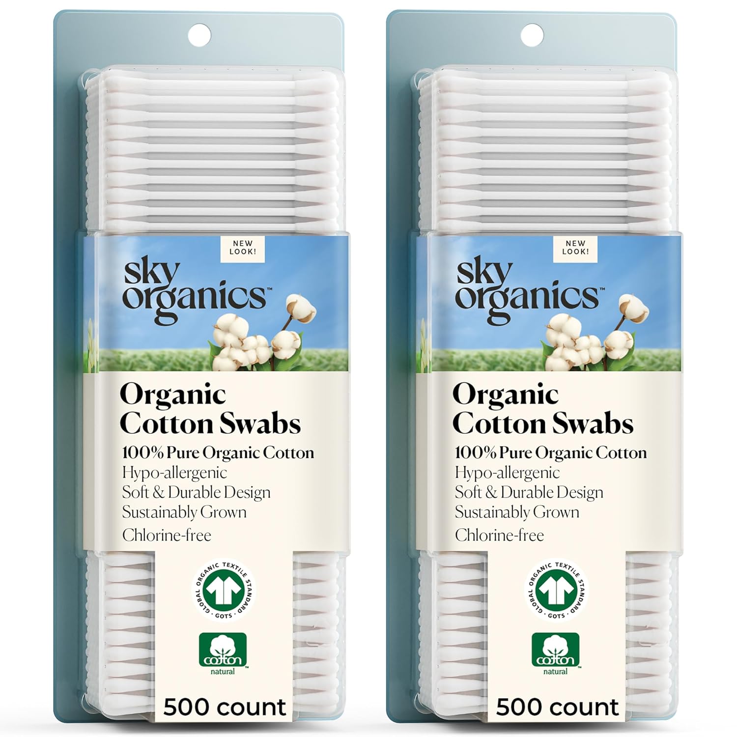 Thumbnail 6 de Sky Organics Organic Cotton Swabs 1500 Count