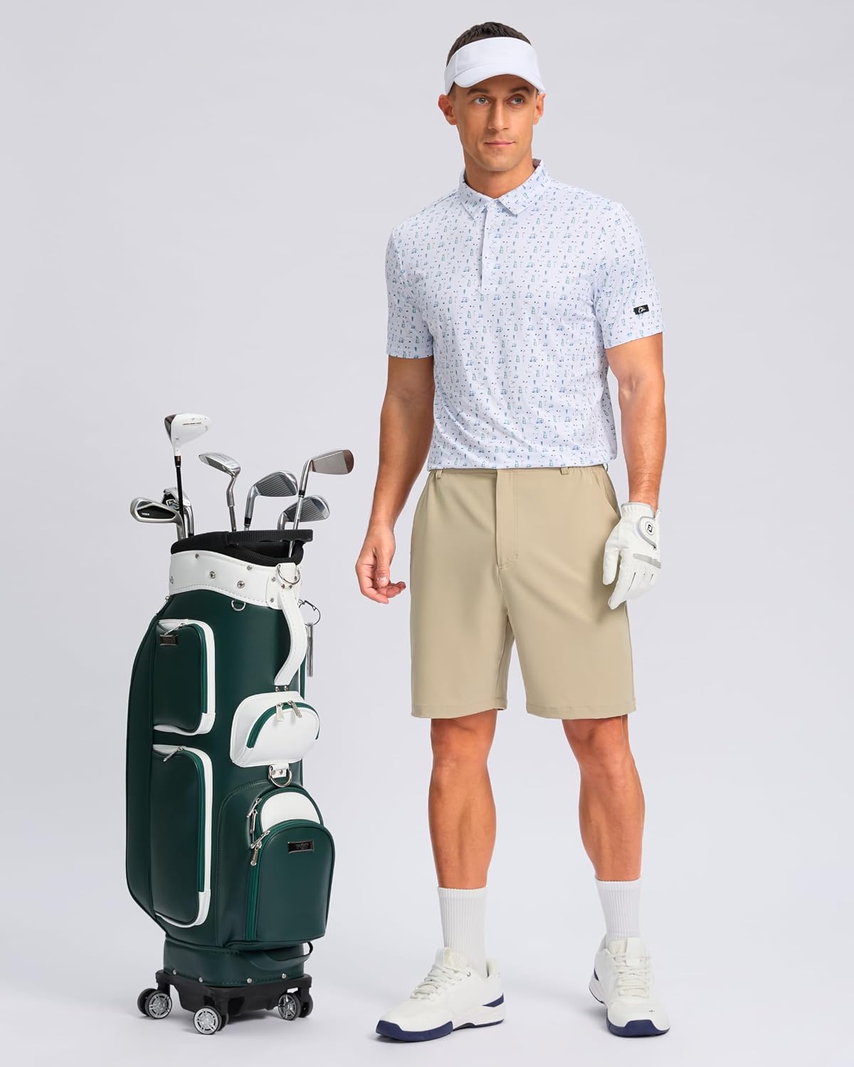 Thumbnail 5 de Pudolla Men's Casual Shorts (7"/9"/5") Lightweight Golf Shorts with 3 Pockets, Stretch & Quick Dry