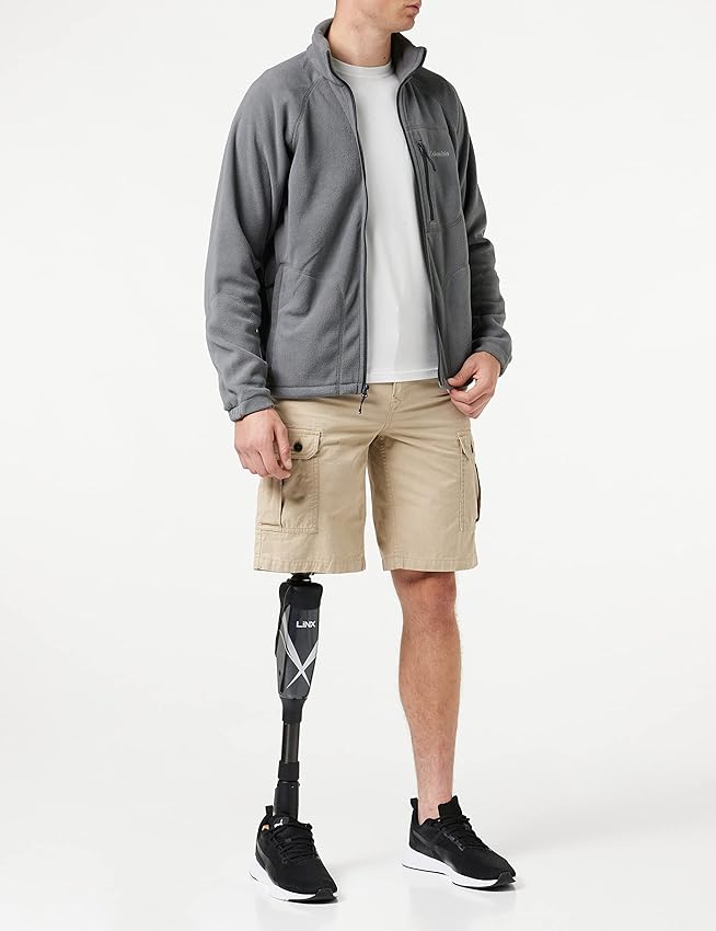 Detalle de Columbia Fast Trek 2 Chaqueta Fleece Zip, City Grey
