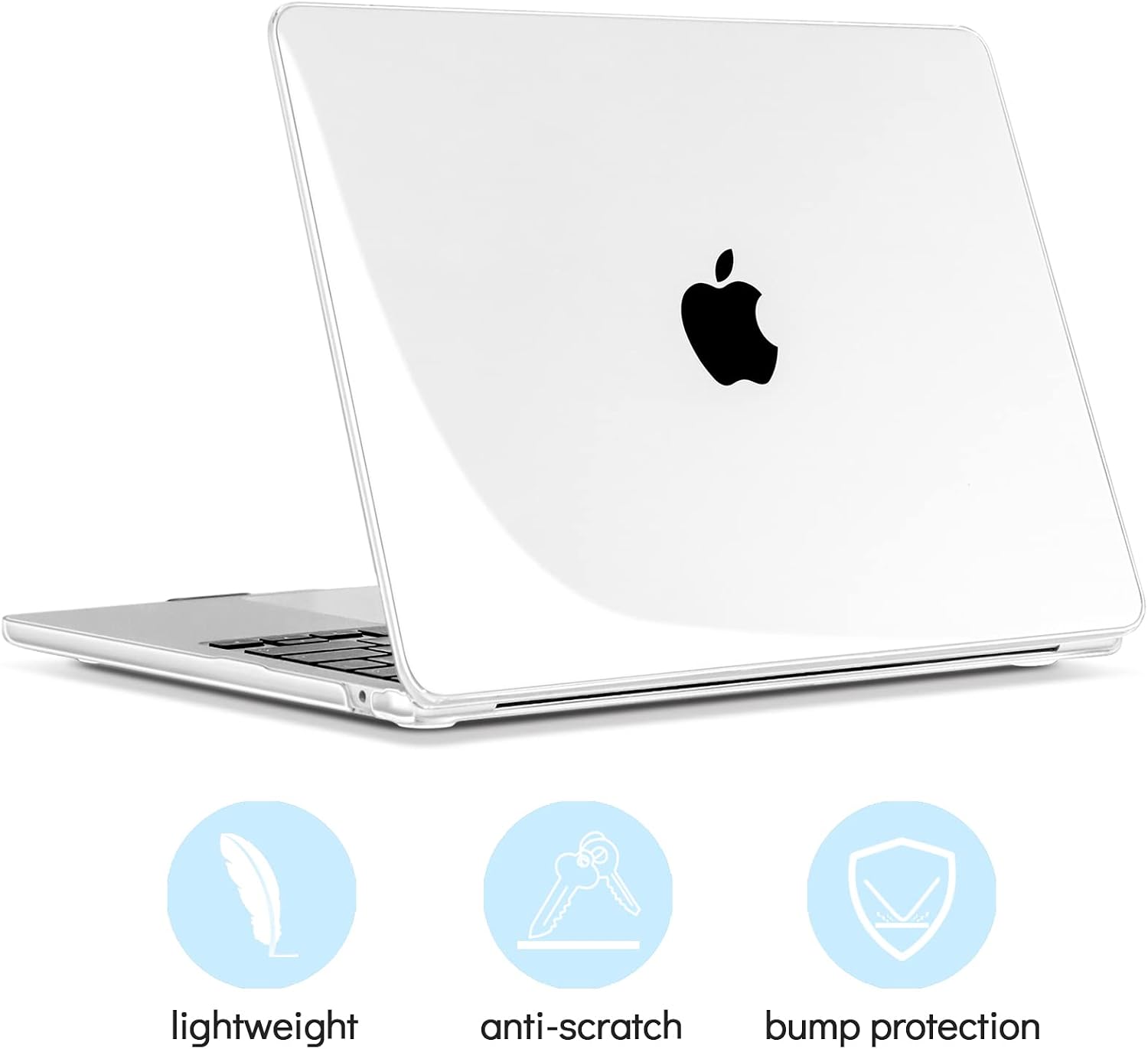 Detalle de TECOOL Cover MacBook Air 13,6" trasparente