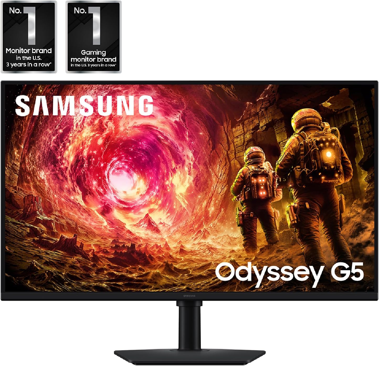 Detalle 2 de Samsung Odyssey G5 G50F 32" QHD 180Hz Gaming Monitor