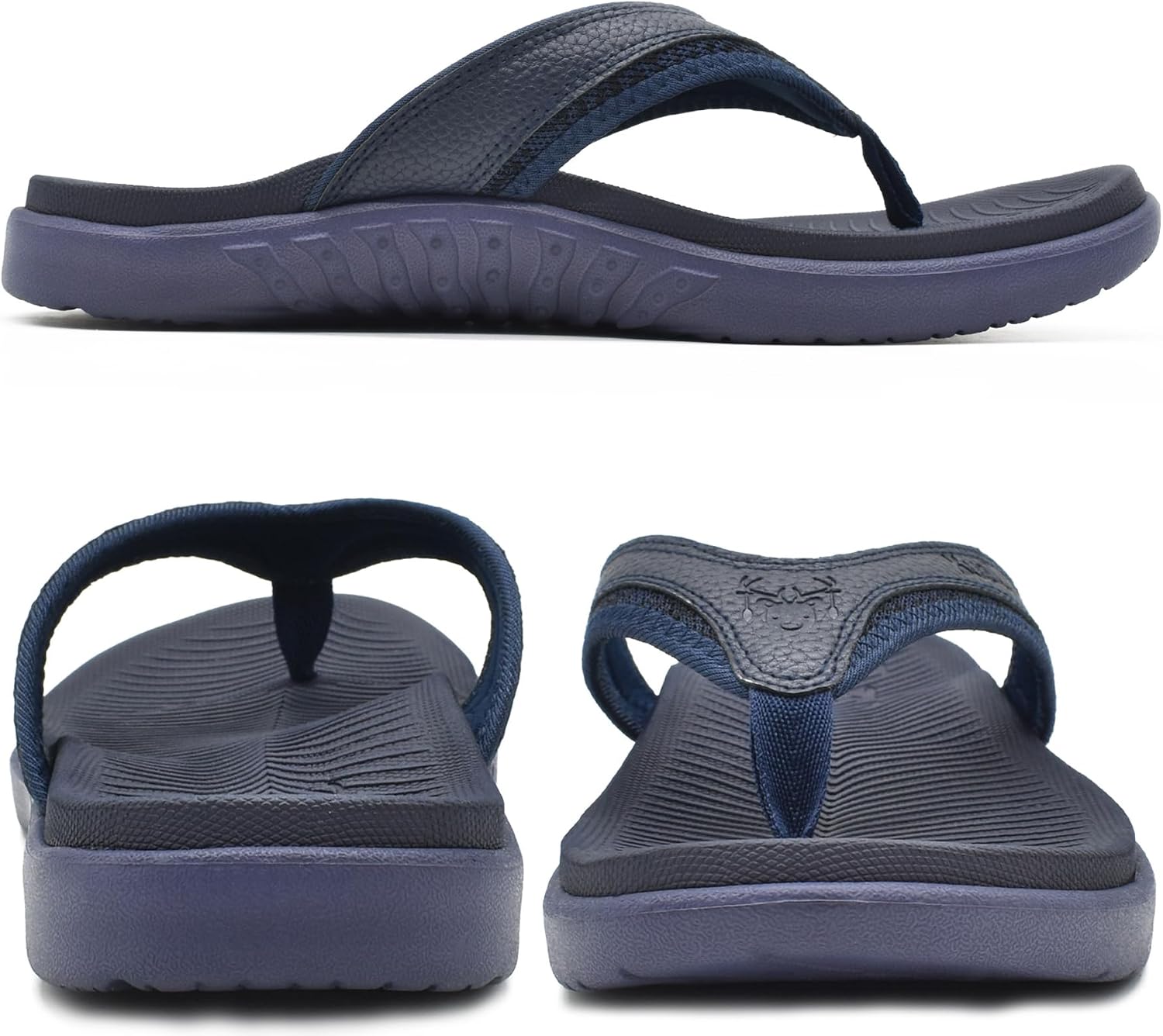 Thumbnail 6 de KuaiLu Mens Sport Flip Flops with Orthotic Arch Support (Plantar Fasciitis Arch Support) — Outdoor Summer Beach Sandals, Size 7~15