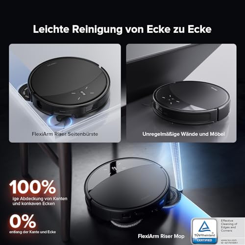 Detalle de roborock Saros 10R Set: Ultraflacher Saugroboter mit Wischfunktion