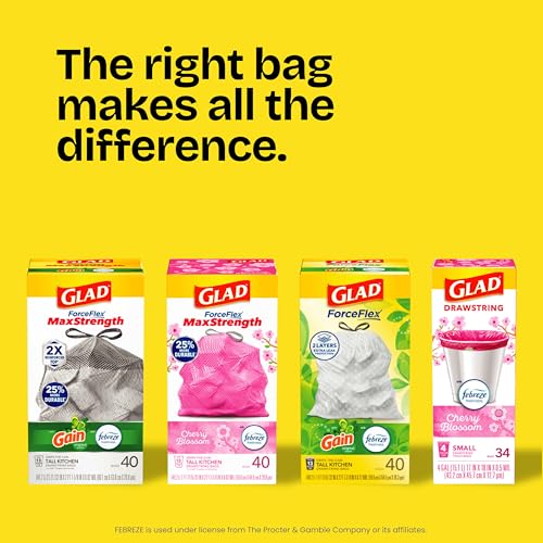 Thumbnail 9 de Glad ForceFlex Tall Kitchen Trash Bags, 13 Gallon, Fragrance Free, 110 Count