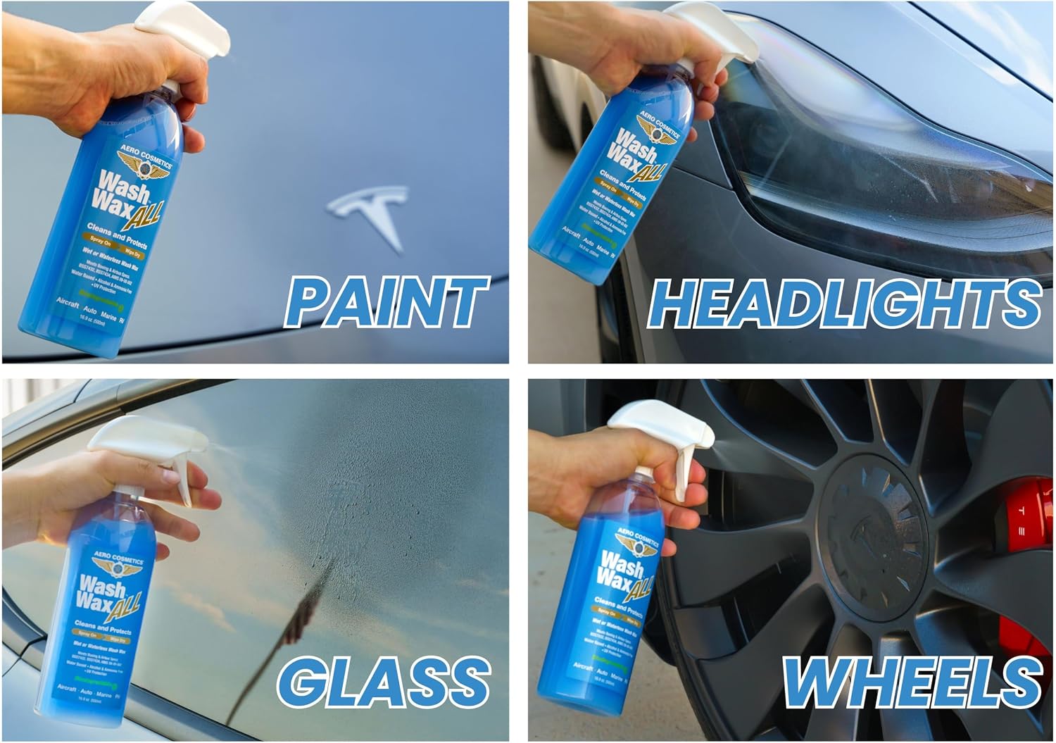 Thumbnail 1 de Wash Wax All - Wet or Waterless Car Wash, Ceramic Spray Wax & Detailer