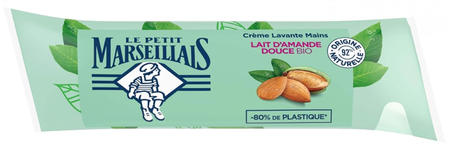 Le Petit Marseillais Eco-Refill Schaumcreme Mandelmilch, 250 ml – hautneutral & umweltbewusst