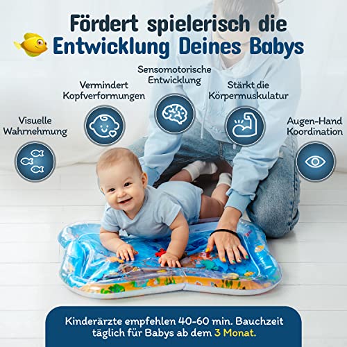 Detalle de NouBaby Wassermatte – BPA-freie Aquamatte für Baby ab 3 Monaten