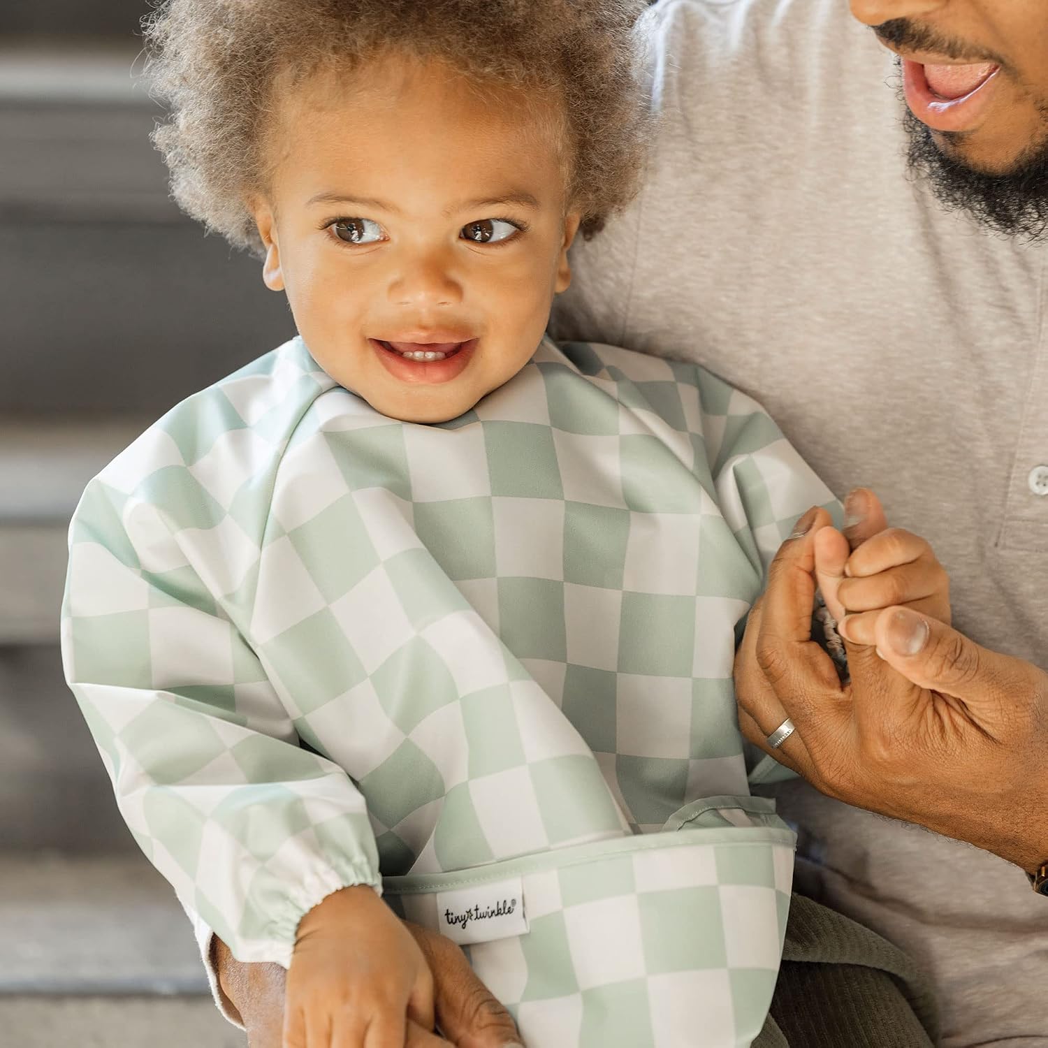 Detalle de Tiny Twinkle Long-Sleeve Bib 2-Pack
