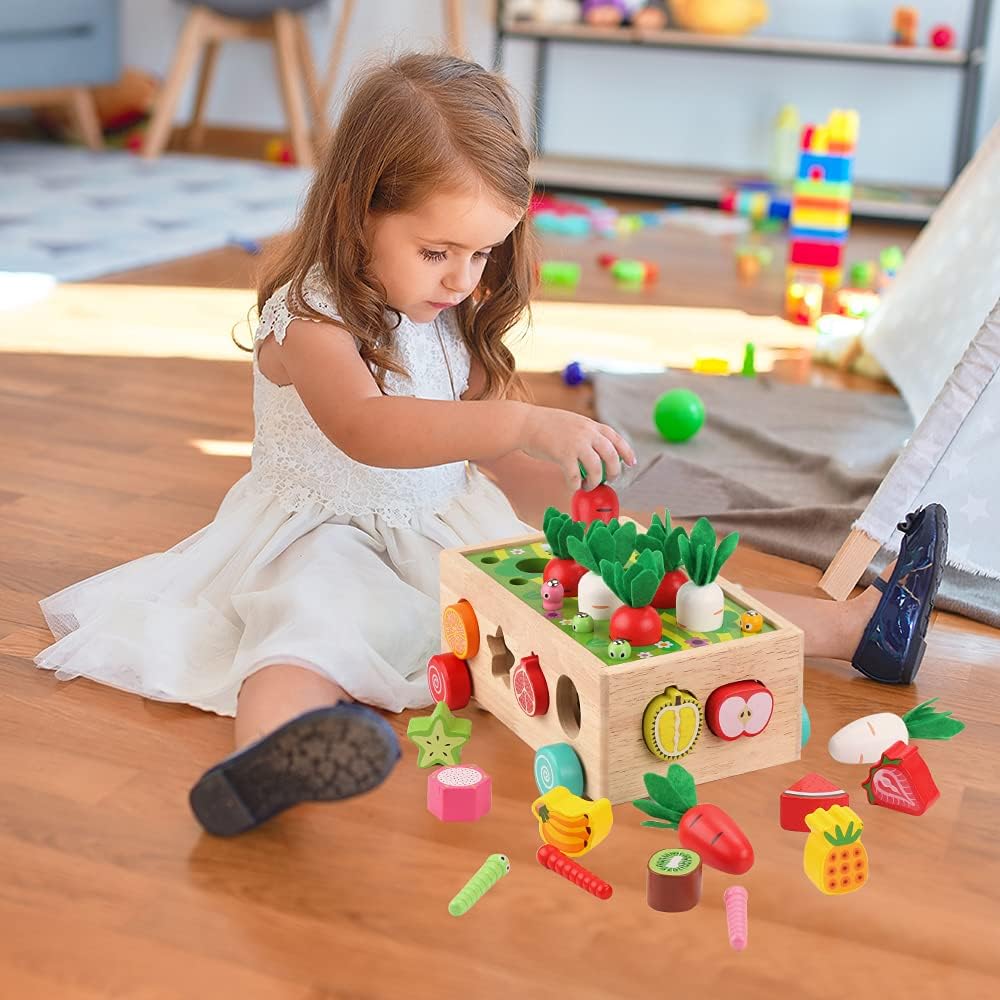 Thumbnail 4 de Montessori Wooden Shape Sorting Toy 1