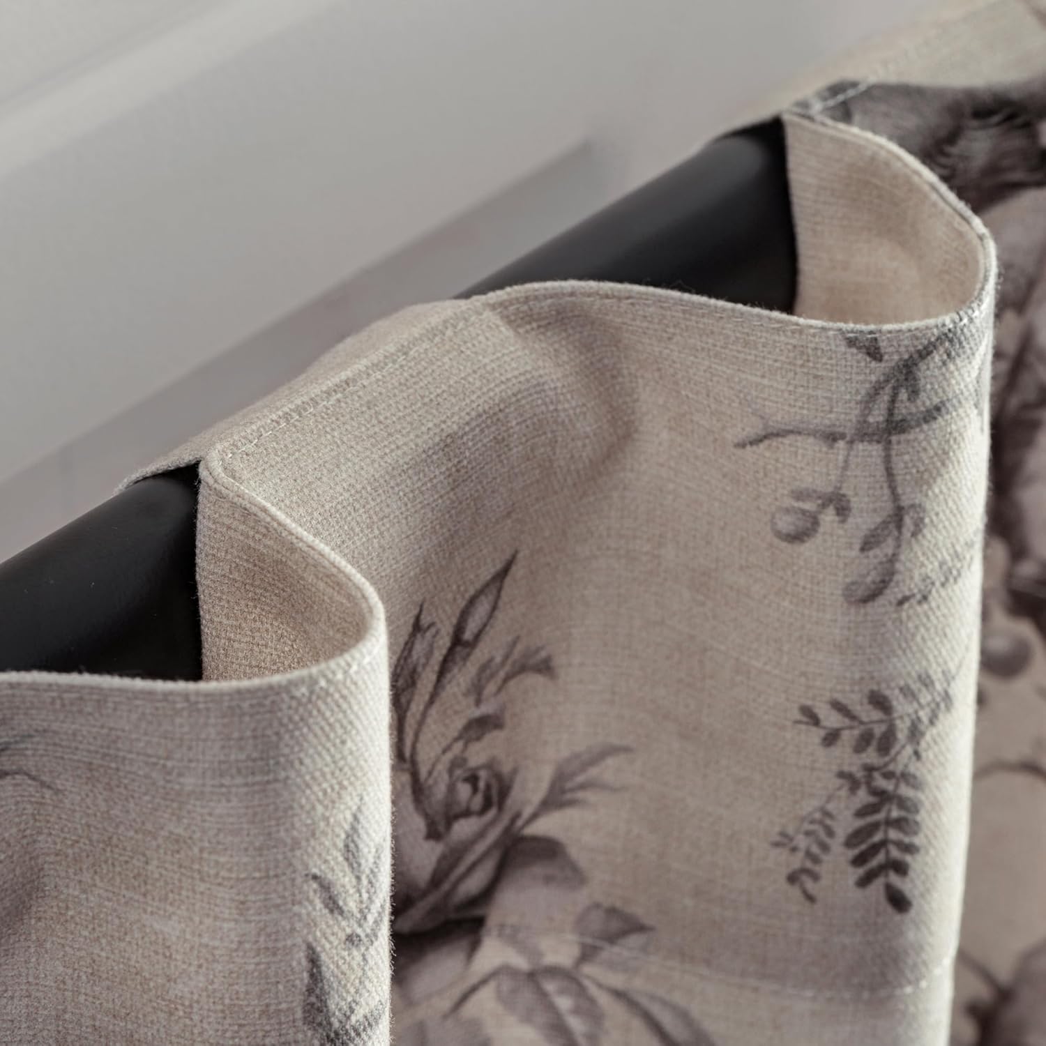 Thumbnail 6 de Maison d' Hermine Turin 100% Cotton Light Filtering Curtains (Two Panels, Rod & Loop Pockets)