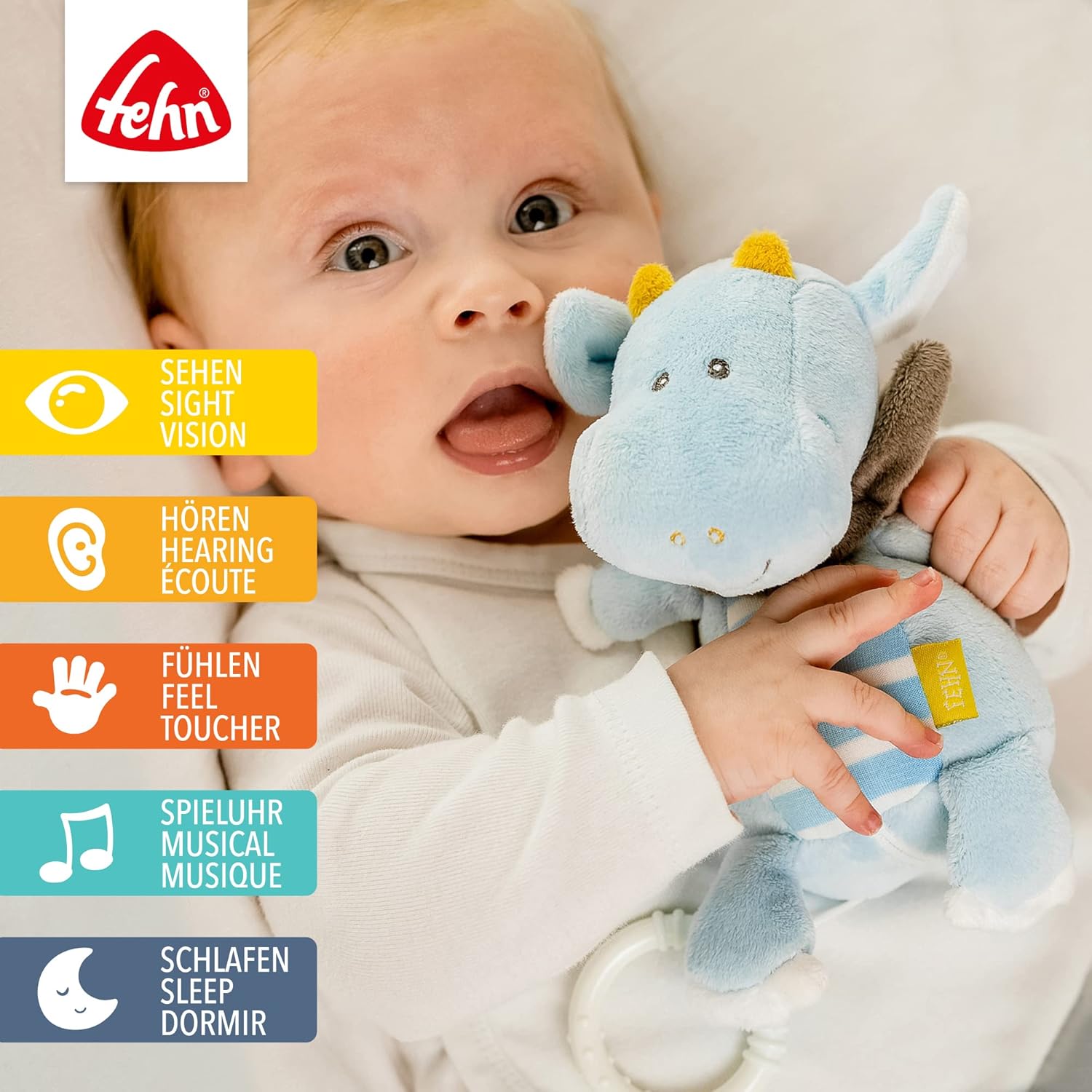 Thumbnail 1 de Fehn boîte à musique dragon – Doudou et Aide à l'endormissement (065015)