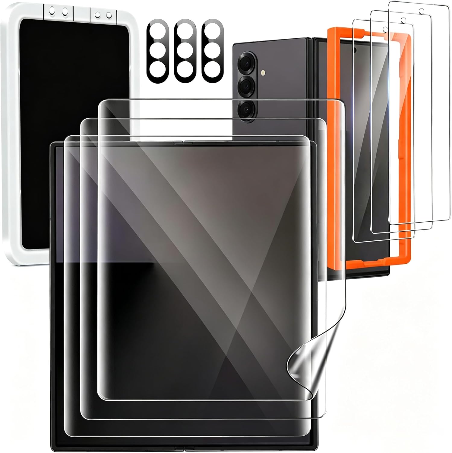 Detalle de Milomdoi Galaxy Z Fold 8 Ultra/Z Fold 7 Screen Protector, 9-Piece Kit