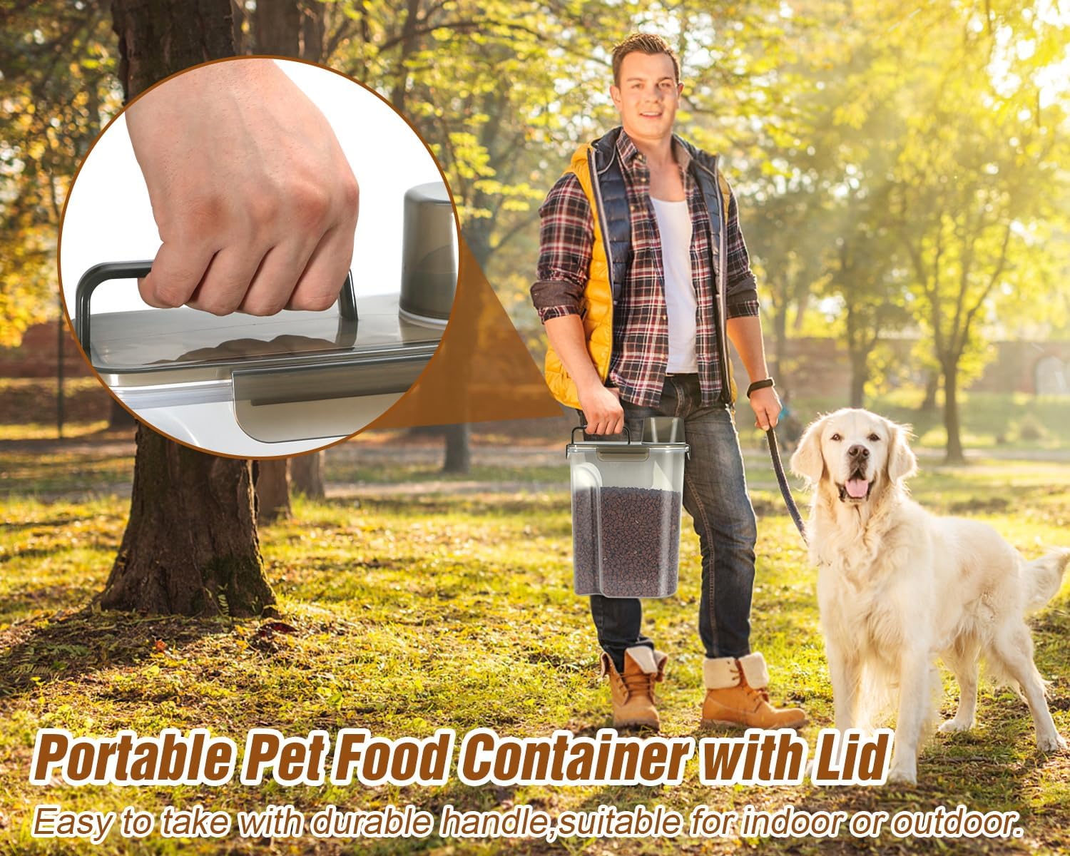 Thumbnail 4 de TBMax 5L dog food storage container
