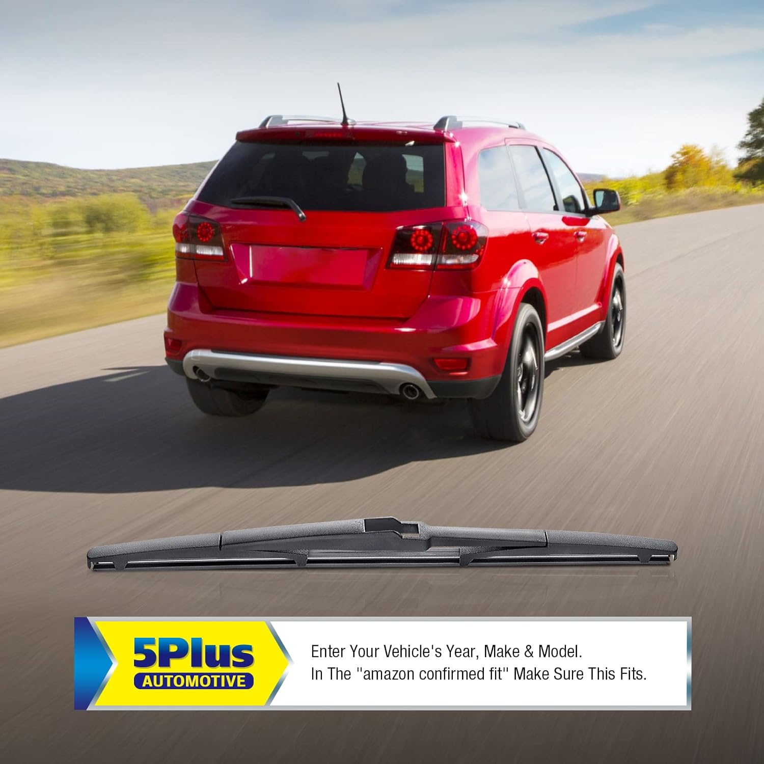 Detalle 2 de 5 PLUS RearQuiet 14-Inch Rear Wiper Blade — OEM Replacement for Jeep, Mazda, Hyundai, Chrysler