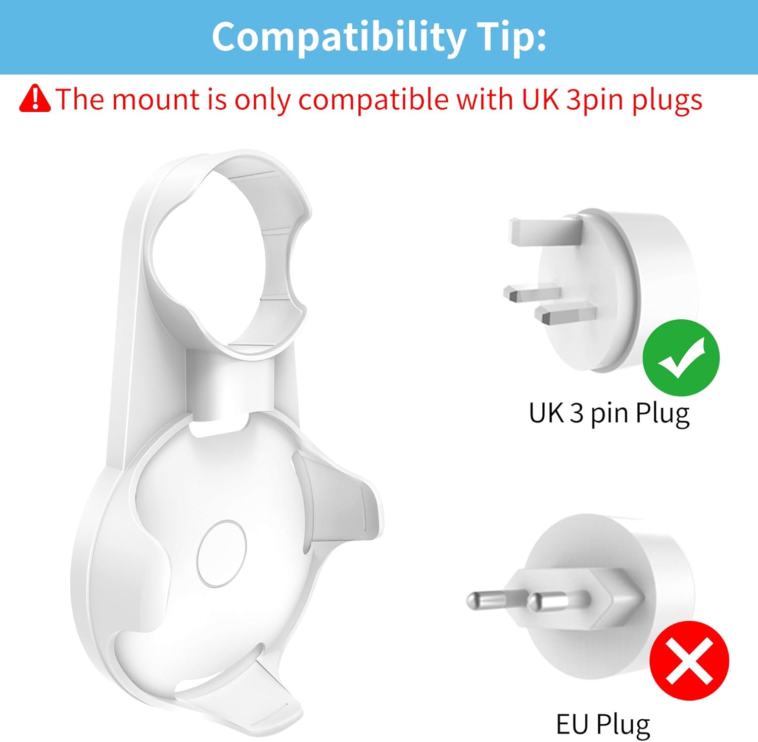 Thumbnail 1 de Cozycase Wall Mount for Google Home Mini (White) – Wall Holder Stand