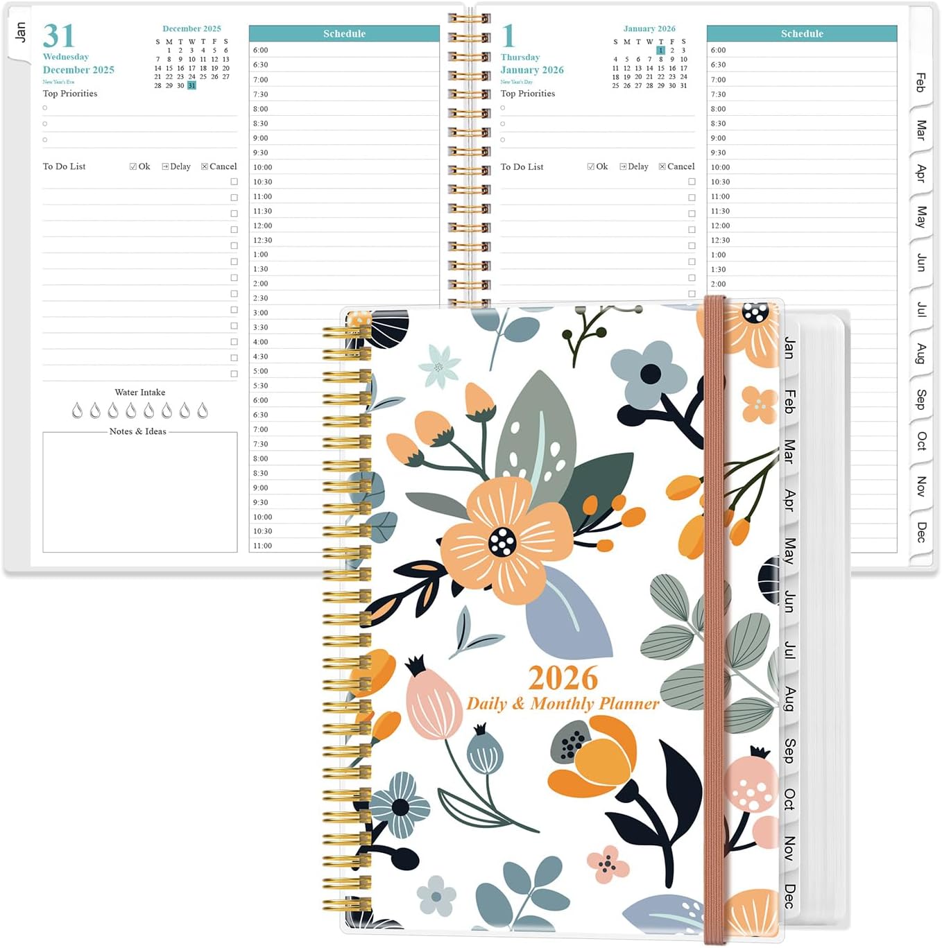 2026 Daily & Monthly Planner ⚙