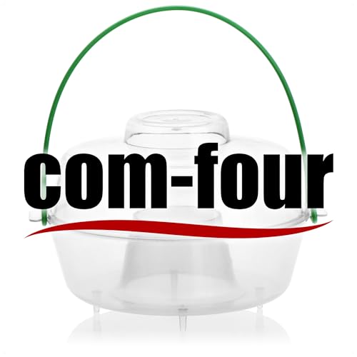 Thumbnail 7 de com-four® 2 trampas para insectos de plástico – trampas colgantes sin matar con tapa extraíble