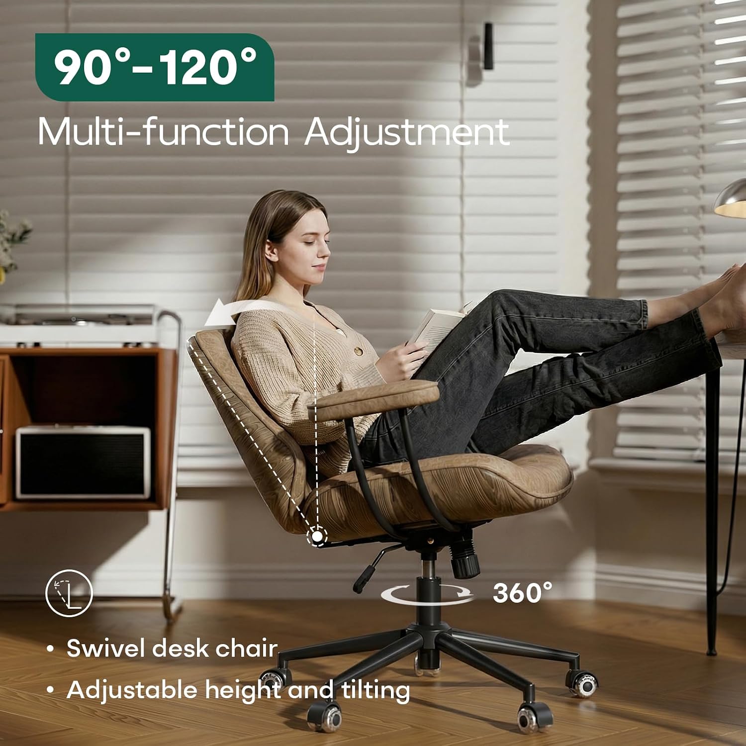 Thumbnail 6 de Bananister Faux Leather Office Chair