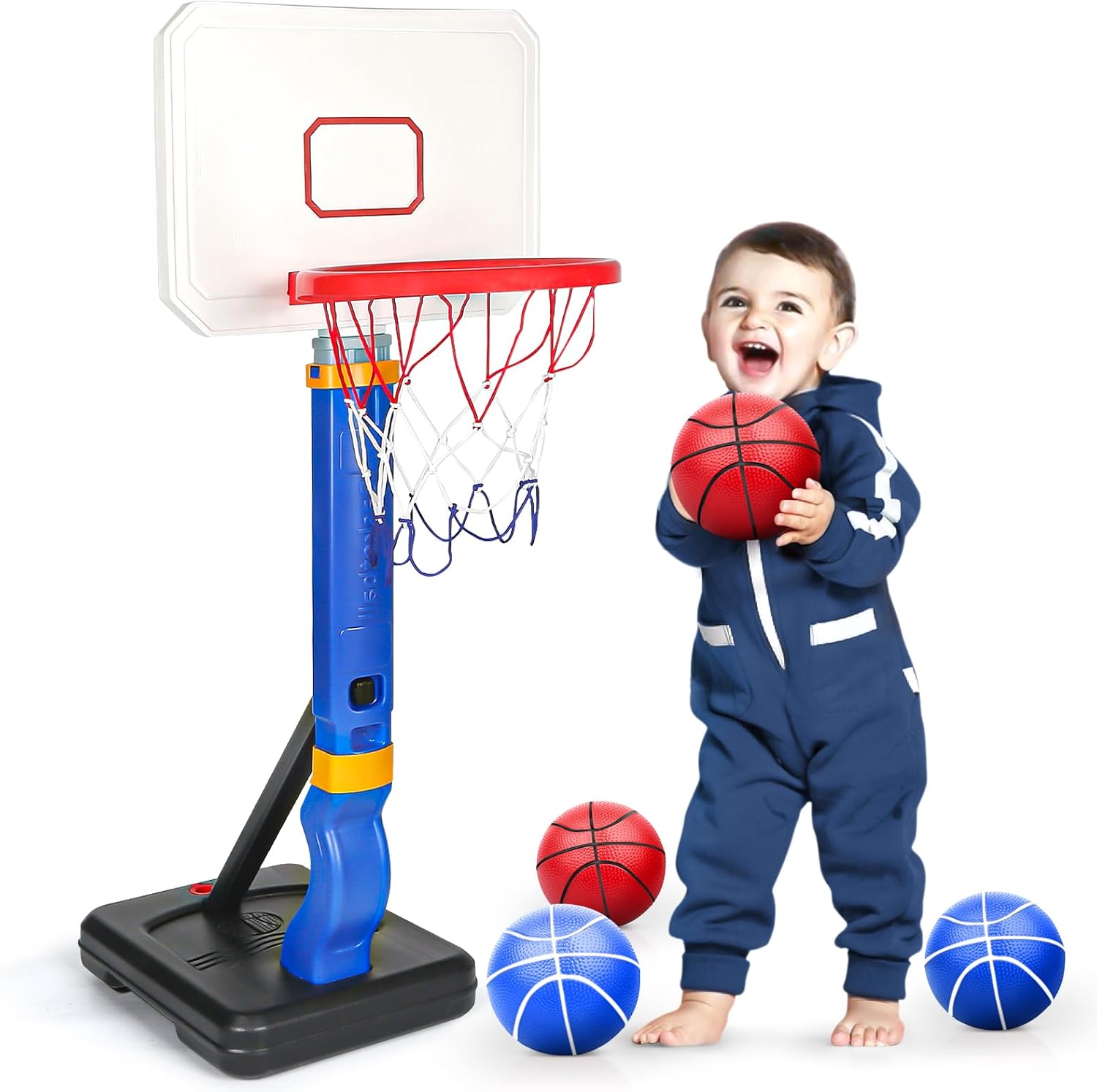 YIMORE Canestro Basket Bambini 70-138 CM