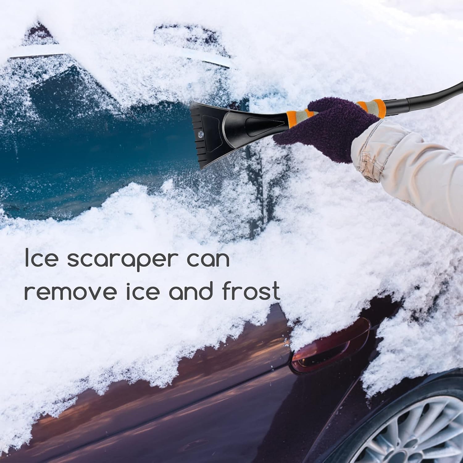 Thumbnail 6 de Jsdoin 27” Snow Brush with 2-in-1 Ice Scraper