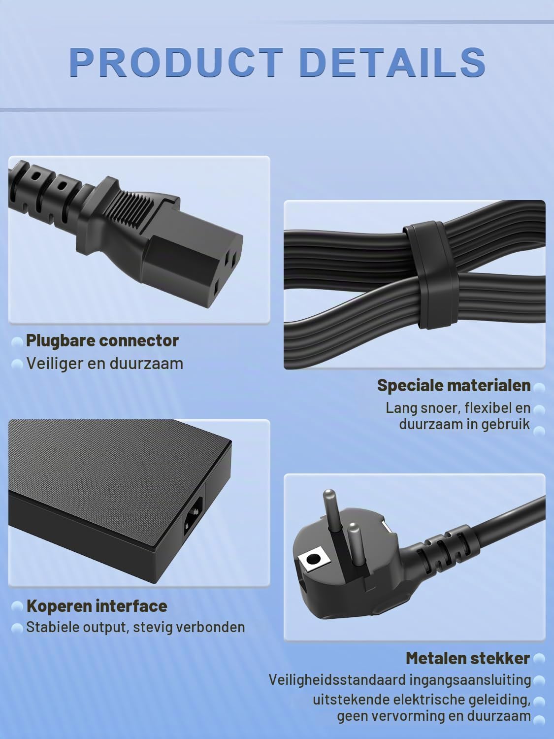 Thumbnail 4 de SLRIOYS SLRIOYS-240W laptopvoeding voor ASUS, 240 W met 6,0 × 3,7 mm stekker