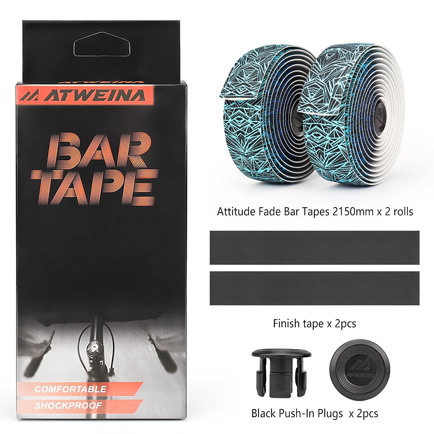 Detalle 2 de ATWEINA Road Bike Handlebar Tape, Blue