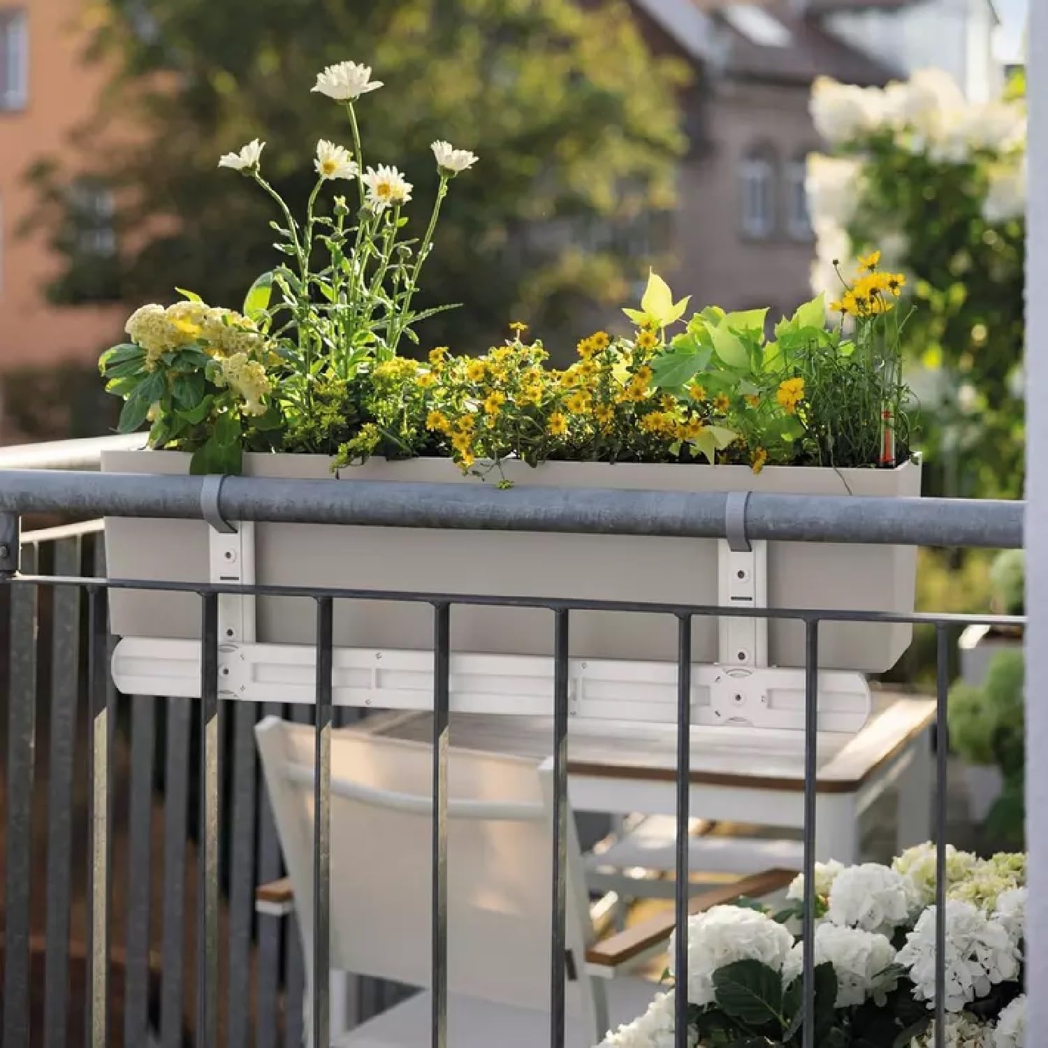 Detalle 2 de LECHUZA Accessorio supporto per barattolo per Balconera 80/100, bianco