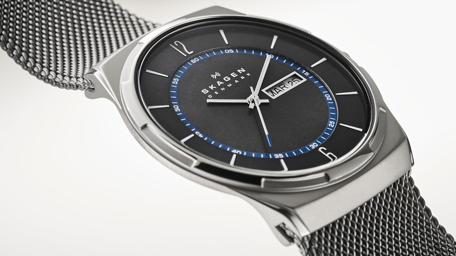 Thumbnail 3 de Skagen Melbye 40 mm reloj hombre gris y azul