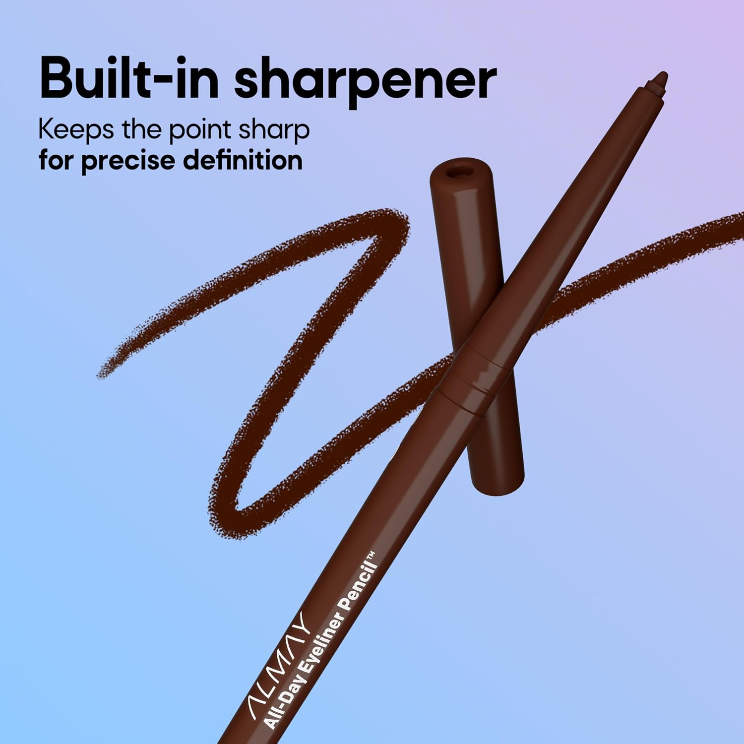 Detalle de Almay 309972713018 All-Day Eyeliner Pencil, 205 Black, Water-Resistant
