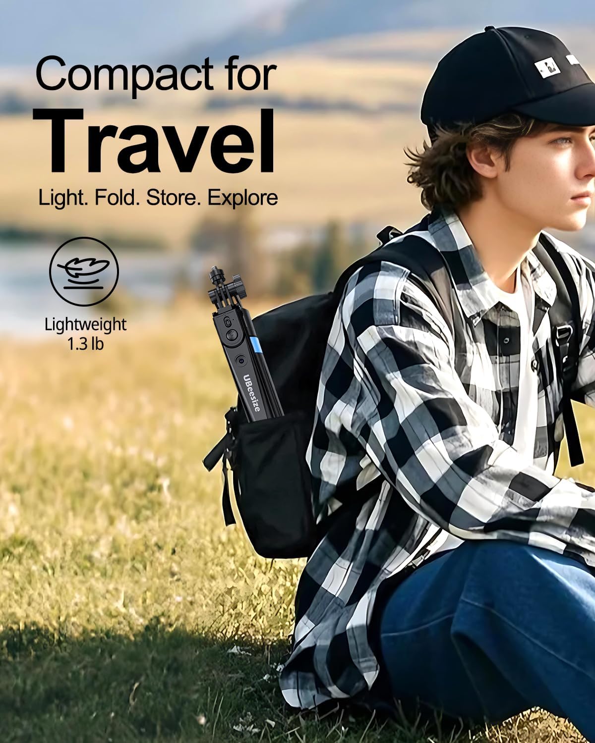 Thumbnail 6 de UBeesize 70'' Auto Face Tracking Tripod