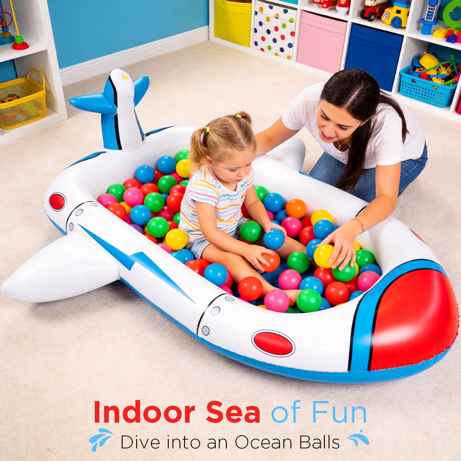 Thumbnail 6 de Kiddie Pool for Toddlers 3-in-1 Splash Pad (68 in) — Inflatable Sprinkler Water Play Mat for Kids Ages 4–8