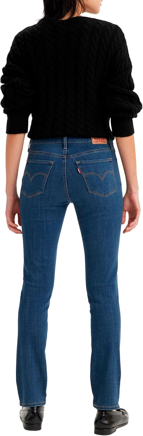 Detalle 2 de Levi's 312 Shaping Slim – damskie jeansy modelujące, średni stan, 5 kieszeni