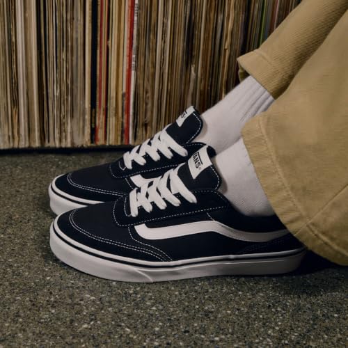 Thumbnail 6 de Vans Homme Brooklyn LS Basket Suede – Noir et Blanc, 43 EU