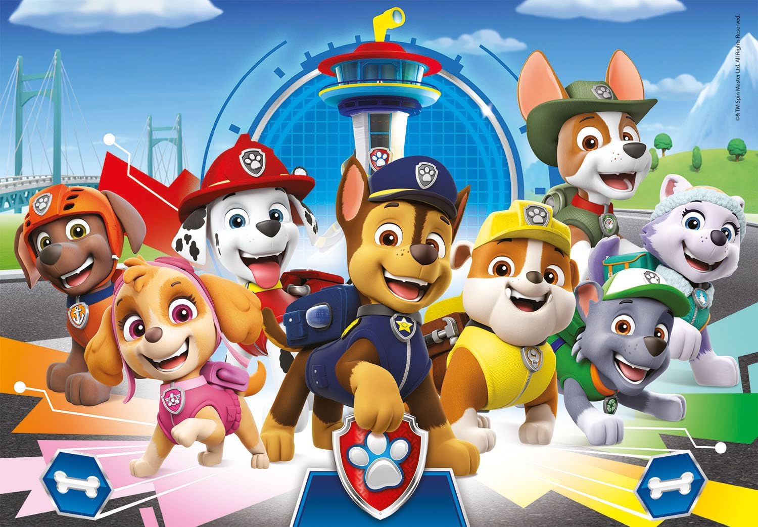 Thumbnail 3 de Clementoni 21617 Supercolor Paw Patrol: Kinderpuzzle-Set mit 2×60 Teilen ab 4 Jahren