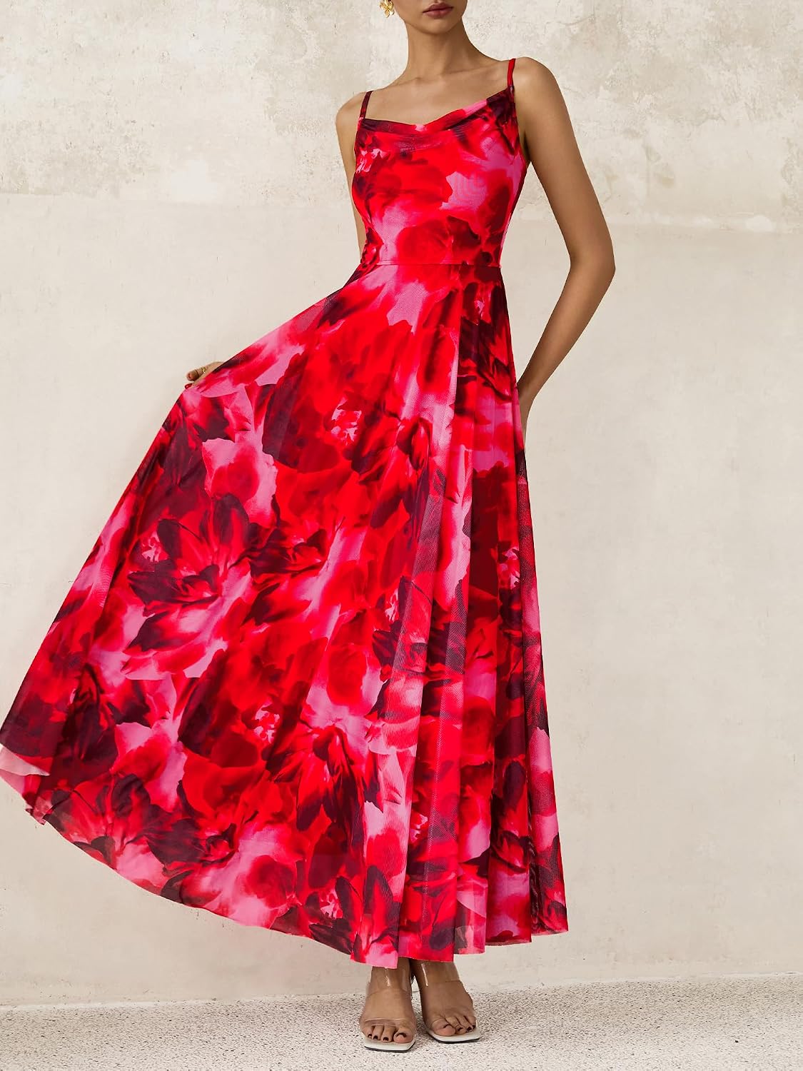 Thumbnail 6 de BTFBM Women Summer Floral Maxi Dress beachwear 🌊