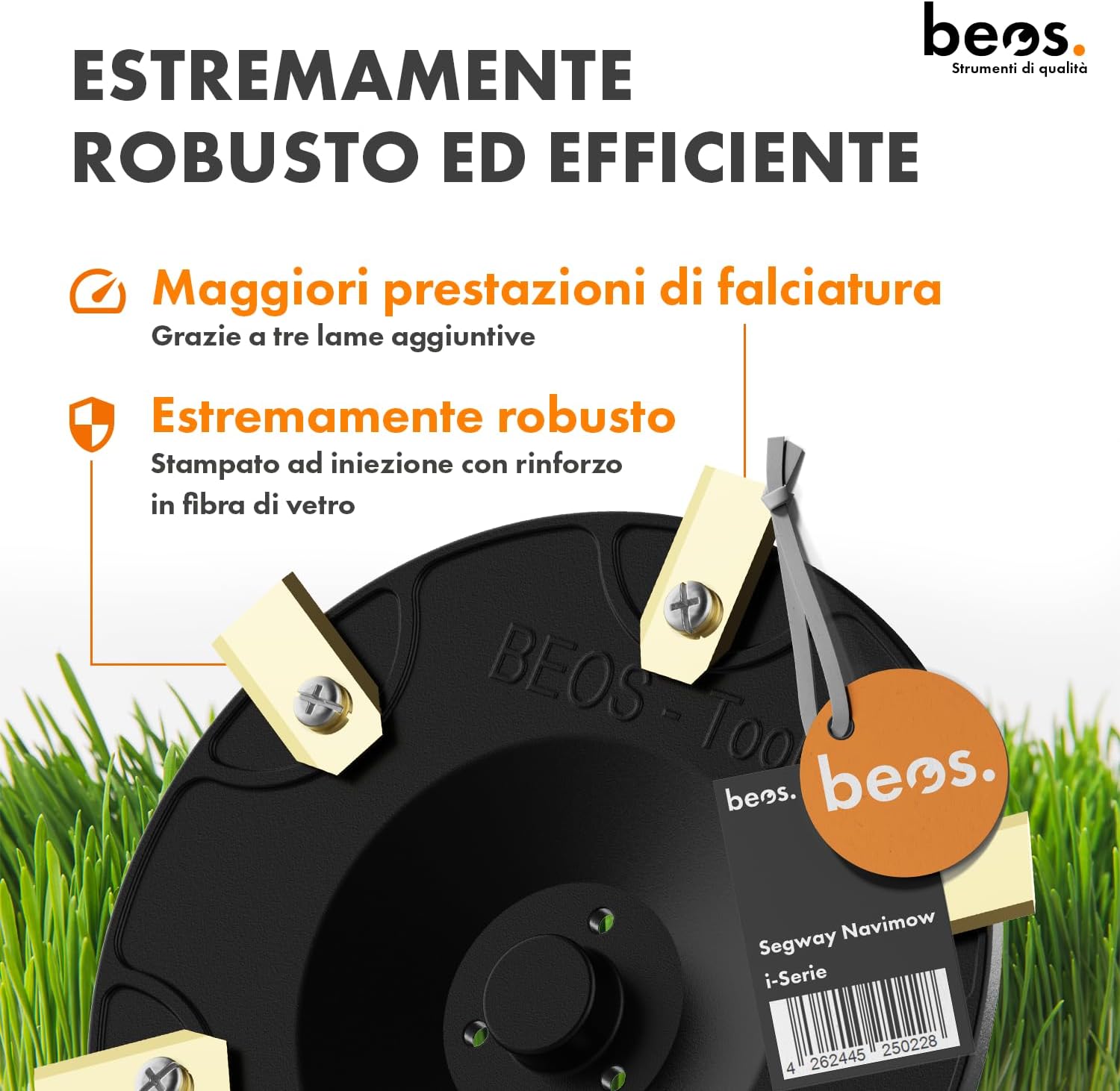 Thumbnail 3 de Disco lama Beos Premium a 6 lame per rasaerba robot Segway Navimow i-Series (i105 | i108 | i110n)