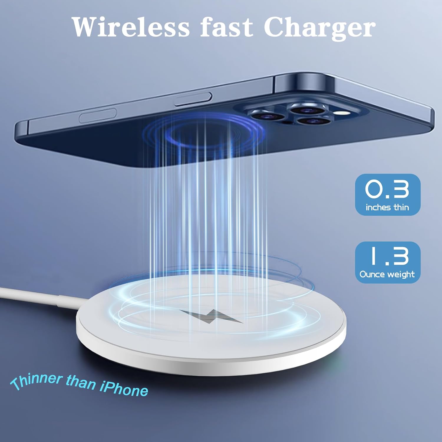 Thumbnail 4 de Magnetic Wireless Charger 2Pack 10FT 15W