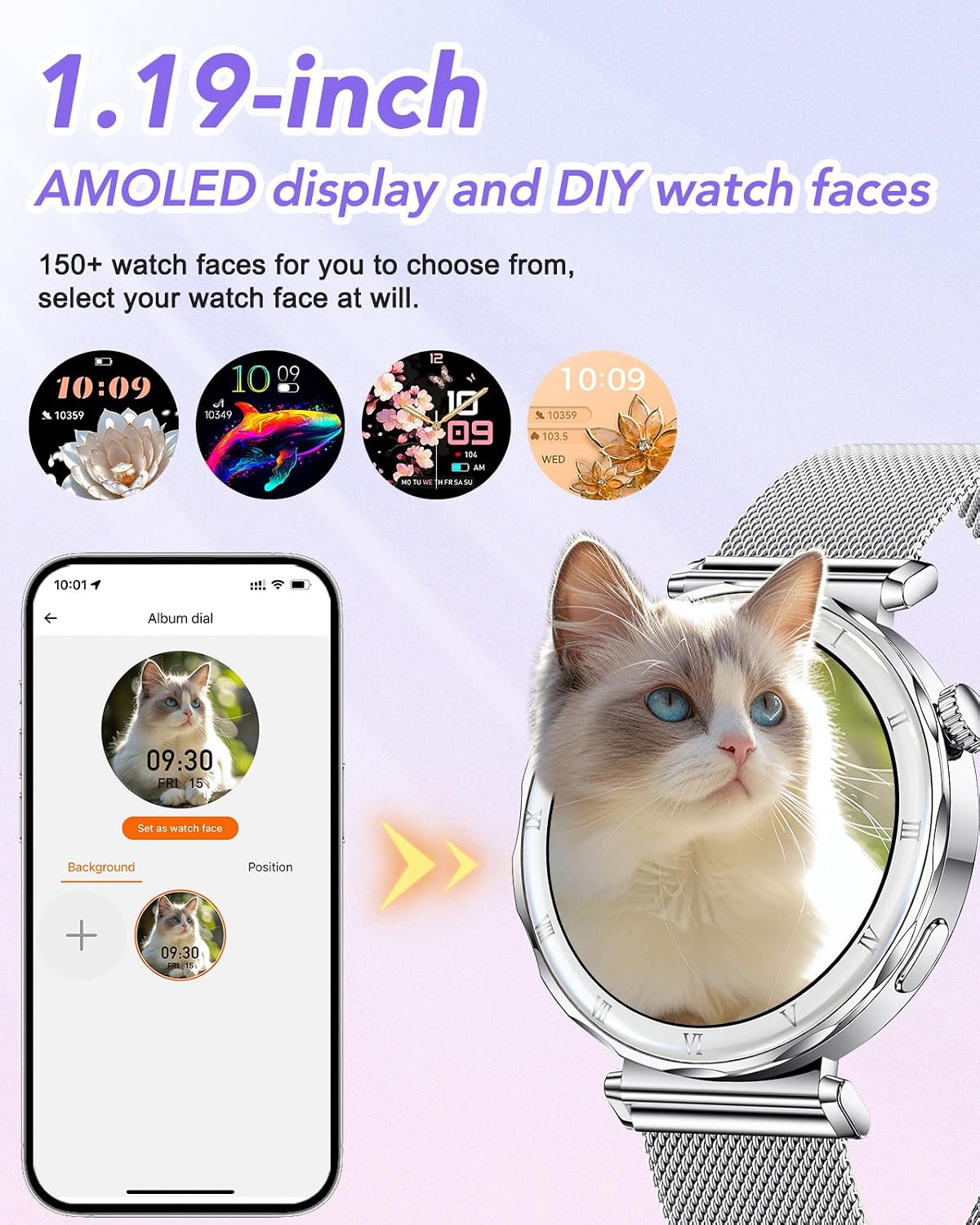 Thumbnail 6 de CIVO Smart Watches for Women Fitness 1.19-inch