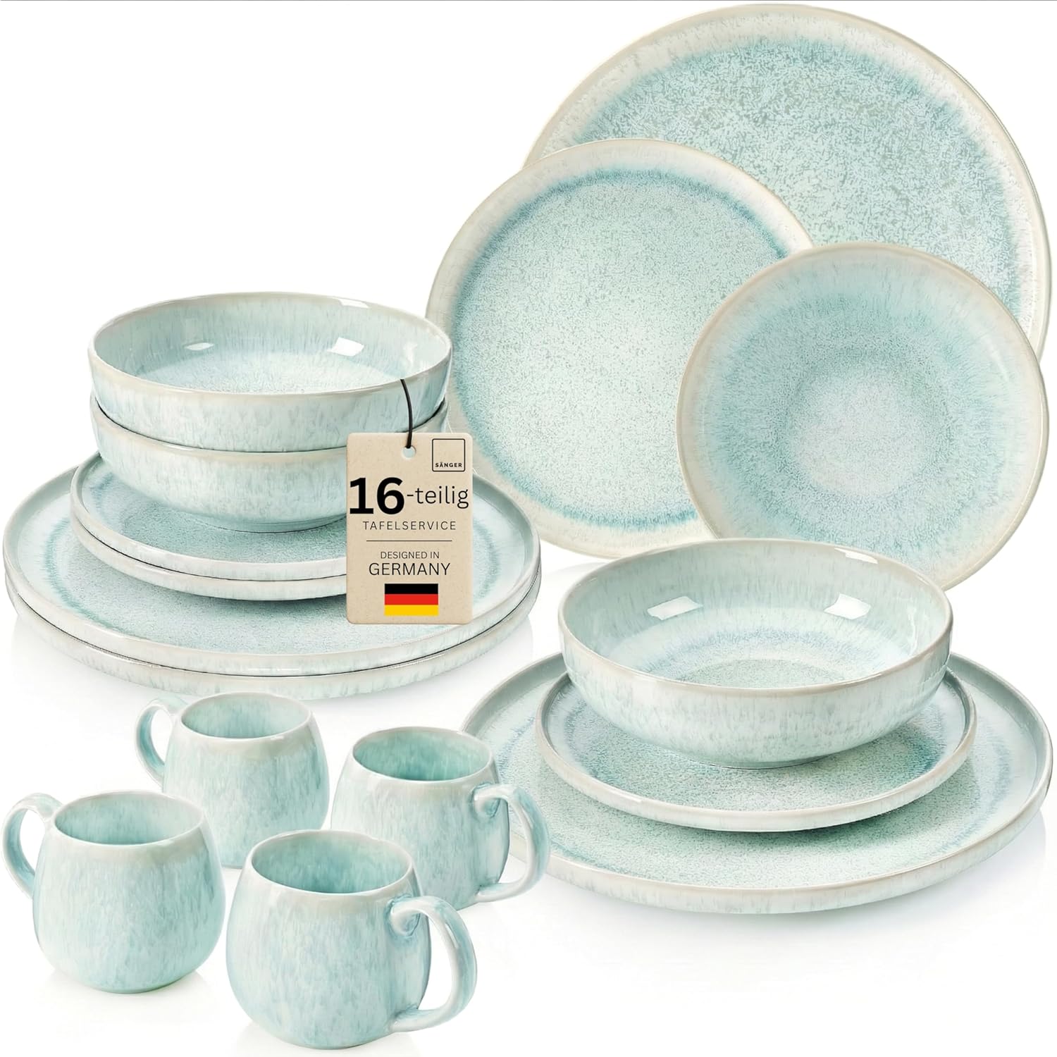 Thumbnail 6 de SÄNGER Santorini Kaffeetassen Set 150 ml