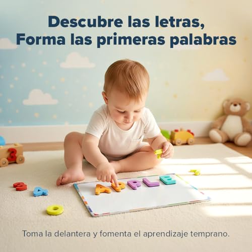 Detalle de Smart Panda Letras y Números Magnéticos 182 piezas