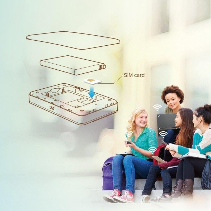 Detalle de TP-Link M7350: Punto de Acceso 4G portátil para compartir Internet en movimiento